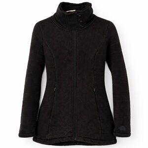 The North Face Caroluna Fleece Lined Quilted Jacket Black XS